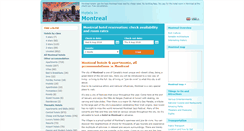 Desktop Screenshot of montreal-hotel-canada.com